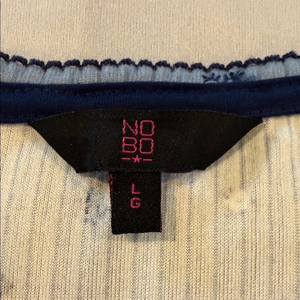 NOBO (No Boundaries) Blue Floral Pyjamas - Picture 12 of 14